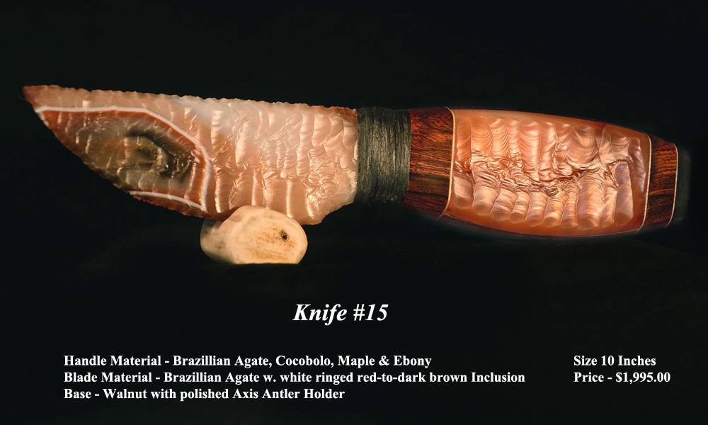 Each Knife is Signed and Numbered by George Barnett