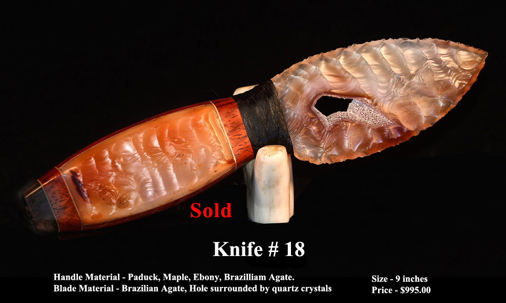 Each Knife is Signed and Numbered by George Barnett