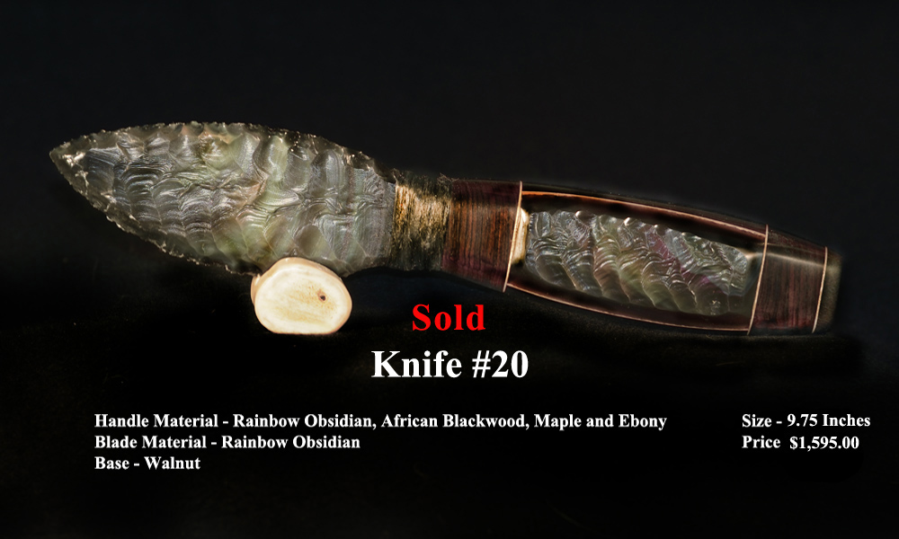 Each Knife is Signed and Numbered by George Barnett