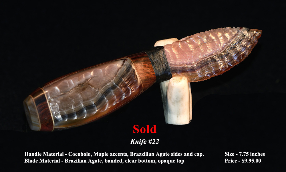 Each Knife is Signed and Numbered by George Barnett