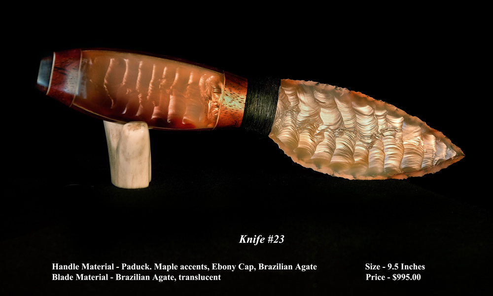 Each Knife is Signed and Numbered by George Barnett