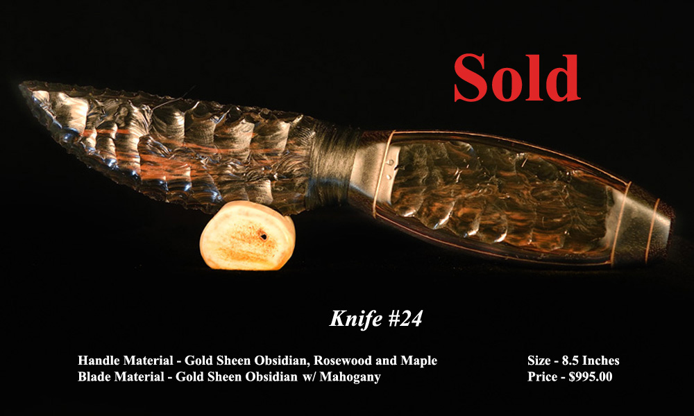Each Knife is Signed and Numbered by George Barnett