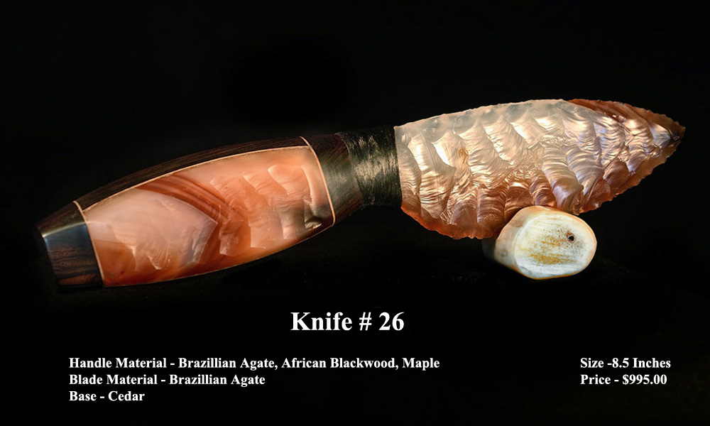 Each Knife is Signed and Numbered by George Barnett