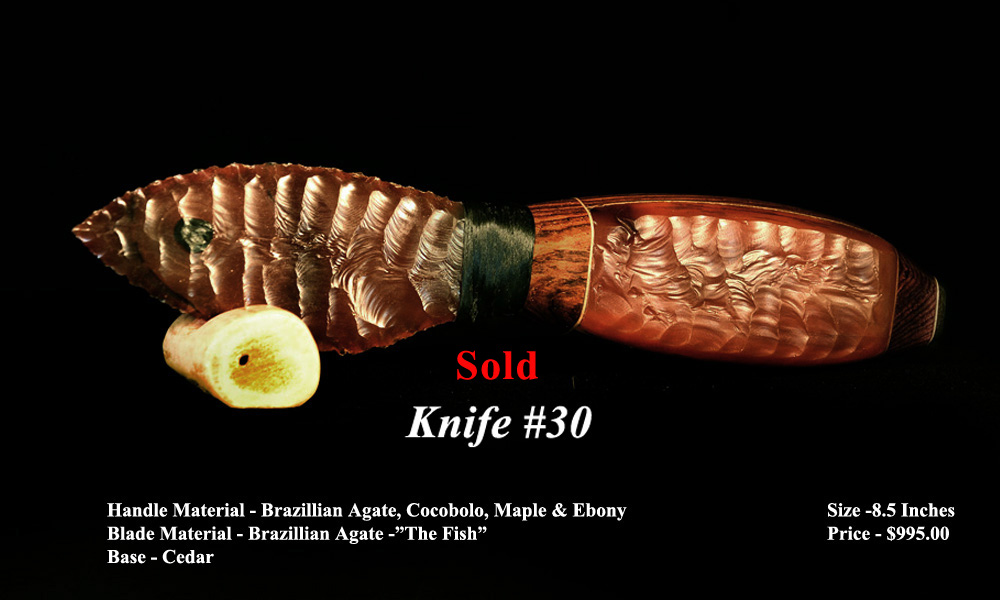 Each Knife is Signed and Numbered by George Barnett
