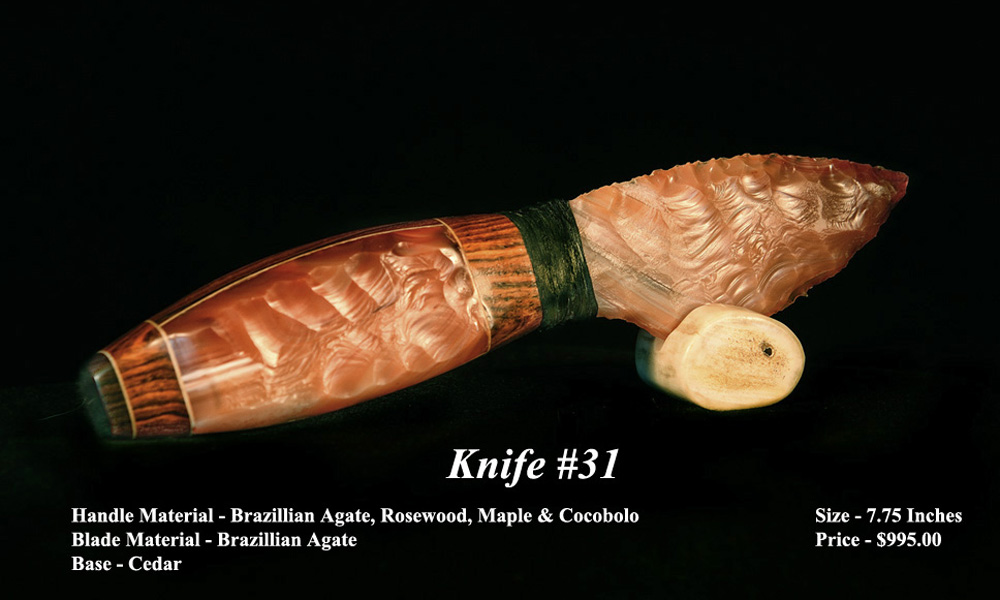 Each Knife is Signed and Numbered by George Barnett
