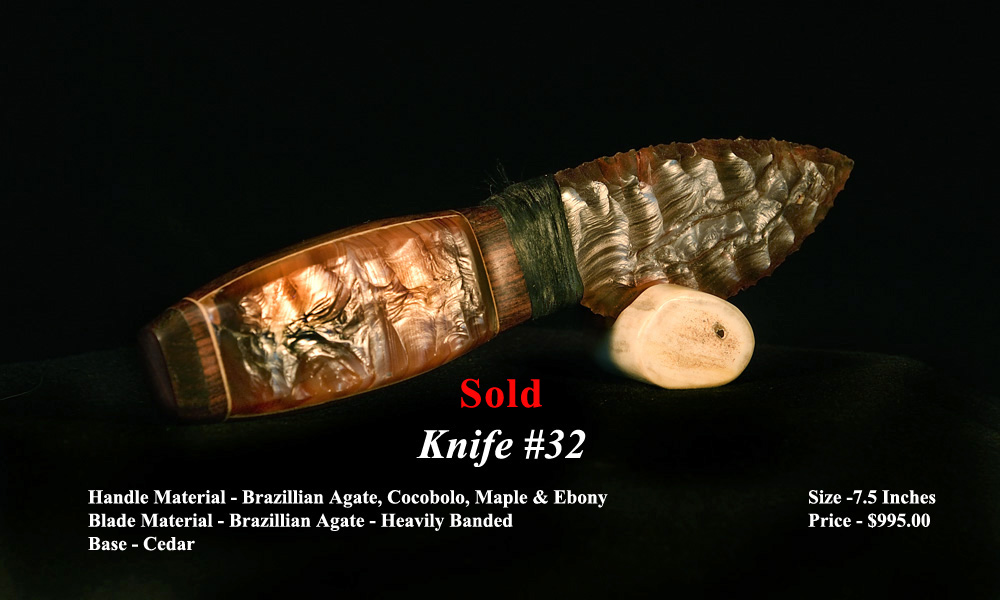 Each Knife is Signed and Numbered by George Barnett