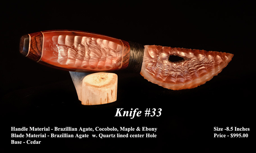 Each Knife is Signed and Numbered by George Barnett