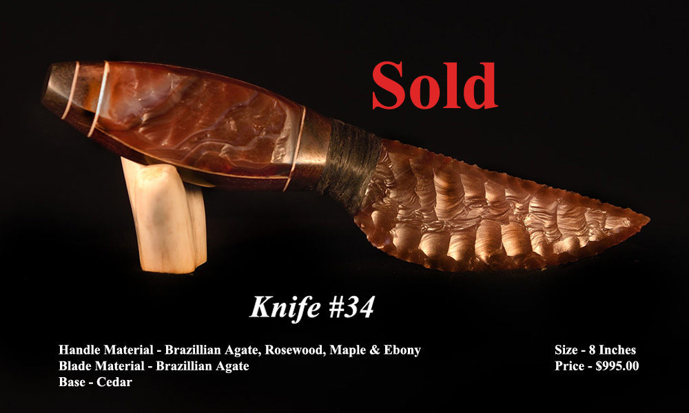 Each Knife is Signed and Numbered by George Barnett