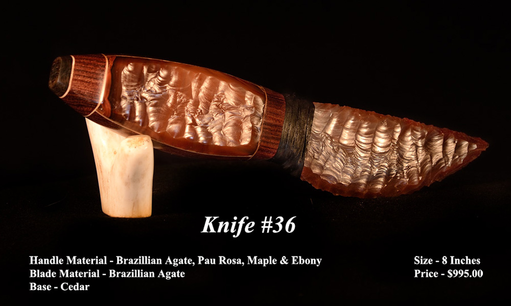 Each Knife is Signed and Numbered by George Barnett