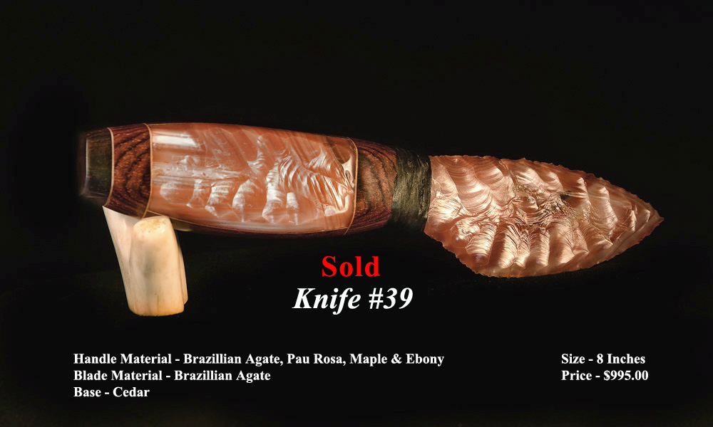Each Knife is Signed and Numbered by George Barnett