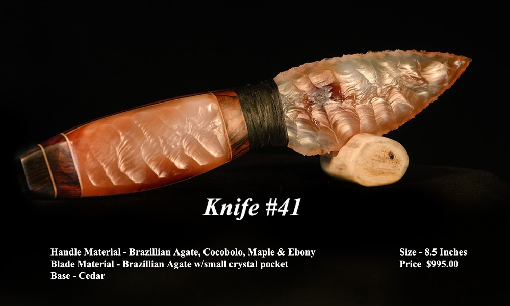 Each Knife is Signed and Numbered by George Barnett