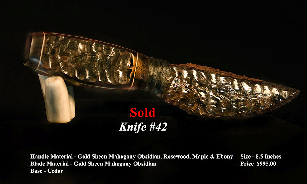 Each Knife is Signed and Numbered by George Barnett