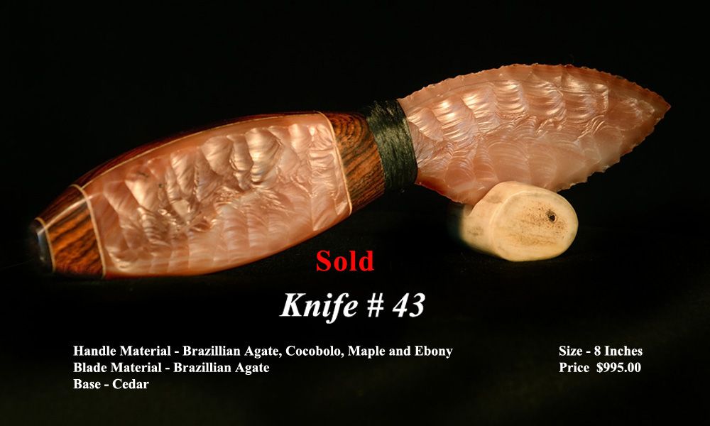 Each Knife is Signed and Numbered by George Barnett