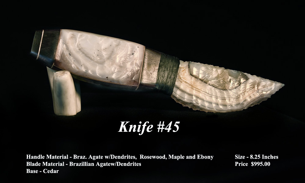 Each Knife is Signed and Numbered by George Barnett