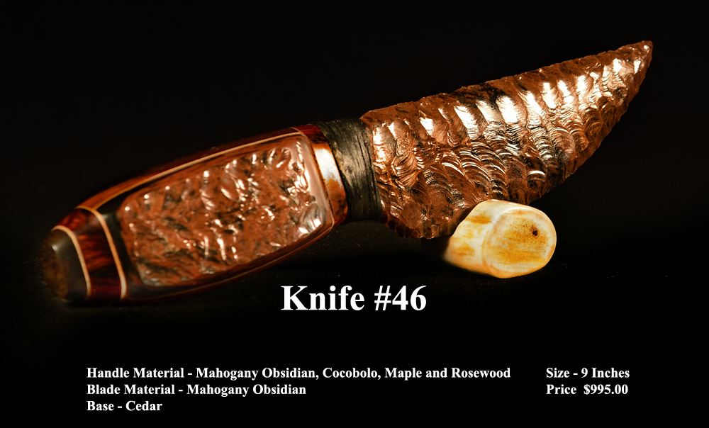 Each Knife is Signed and Numbered by George Barnett